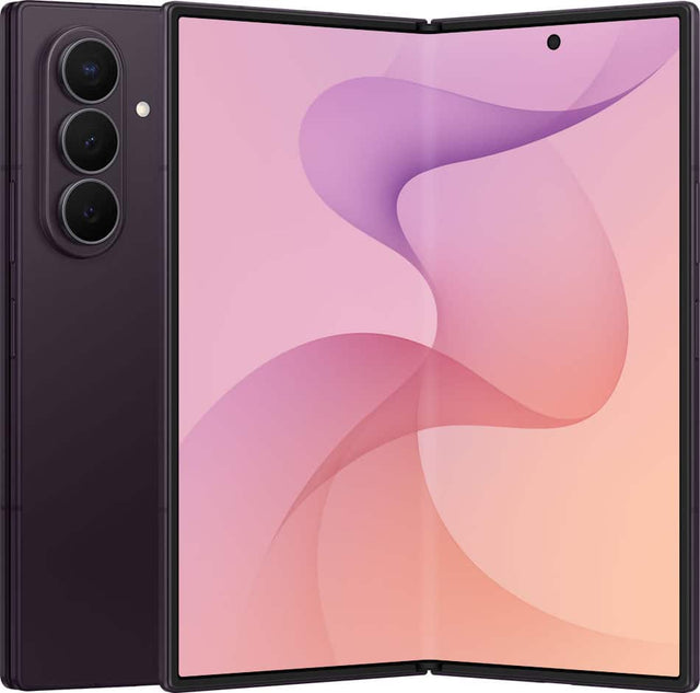 Front. Samsung - Galaxy Z Fold8 Ultra 1TB (Unlocked) - Violet Shadow.