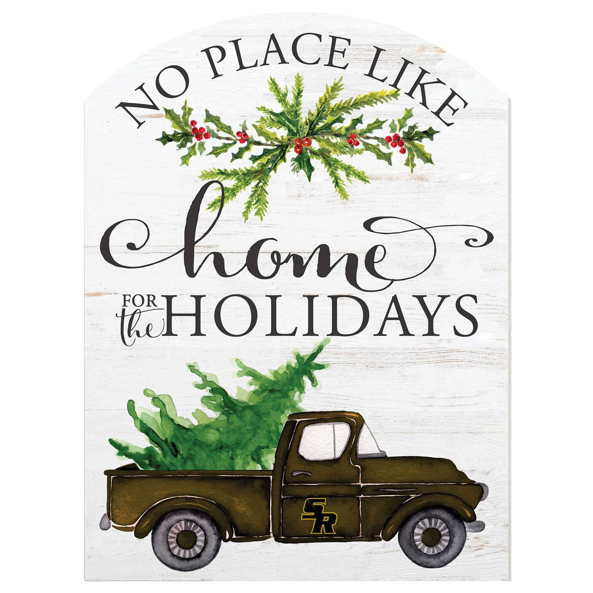 Jardine - Saint Rose Golden Knights 16'' x 22'' Holiday Marquee Sign - White