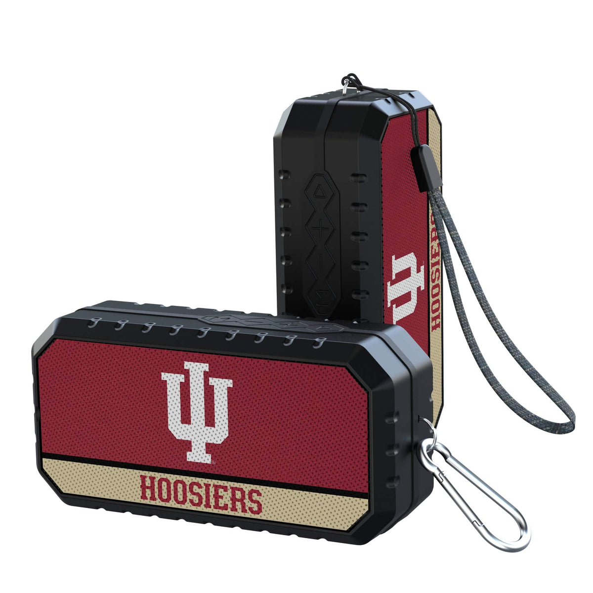 Keyscaper - Indiana Hoosiers End Zone Water Resistant Bluetooth Speaker - Multicolor