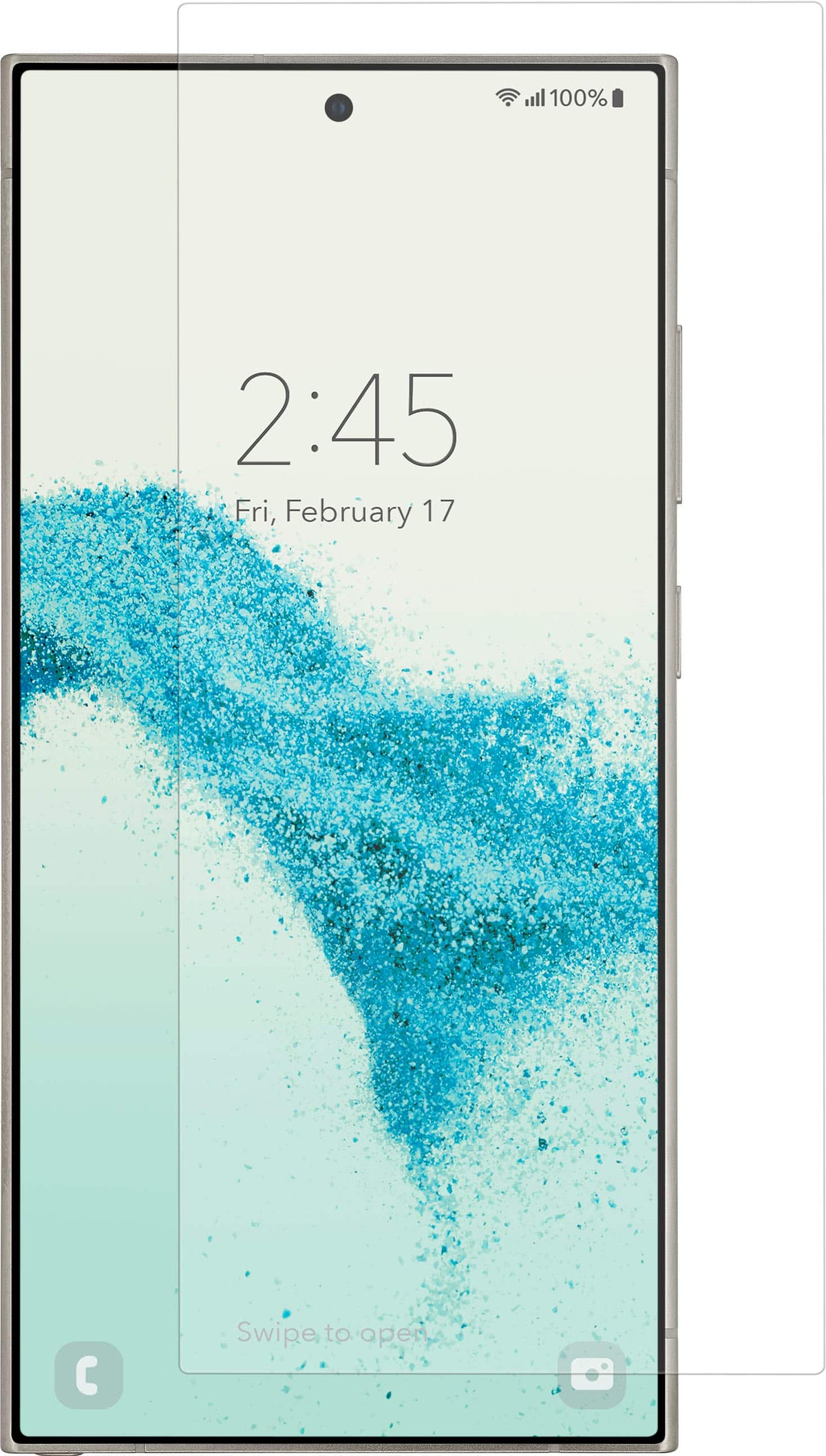 Insignia™ - 2x Reinforced HD Glass Screen Protector for Samsung Galaxy S24 Ultra (2-pack) - Clear