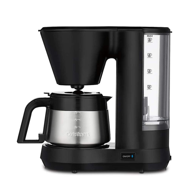 Alt View 11. Cuisinart - 5-Cup Coffeemaker w SS Carafe - Black.