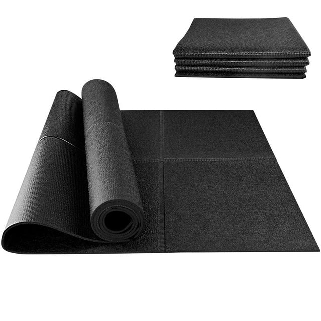 Front. Redliro - Redliro Foldable Treadmill Mat, 72"x31.5", Non-Slip Rubber Pad for Walking Pad, Floor Protector for Home Gym/Bike - Black.