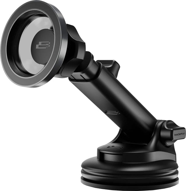 Front. Bracketron - MagAlign Pro  Mount - Black.