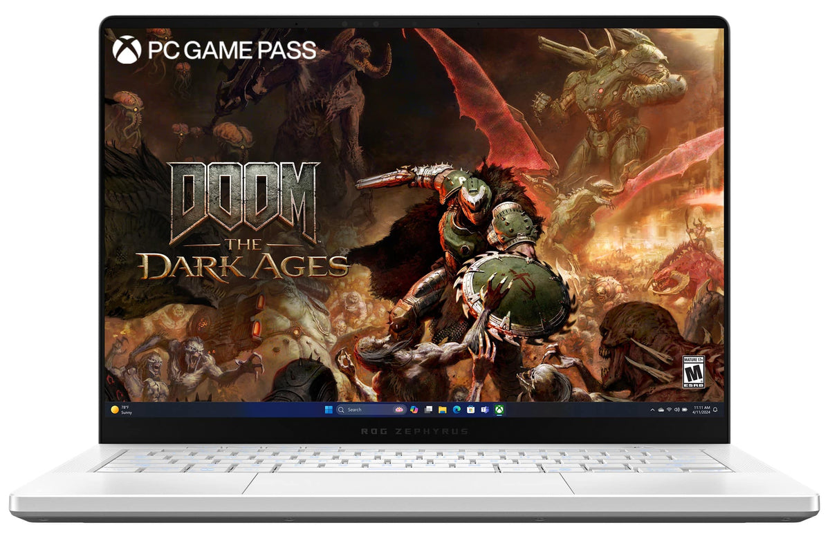 ASUS - ROG Zephyrus G14 14" 3K OLED 120Hz Gaming Laptop - Copilot+ PC - AMD Ryzen AI 9 HX-32GB Memory - RTX 5080 - 2TB Storage - Platinum White