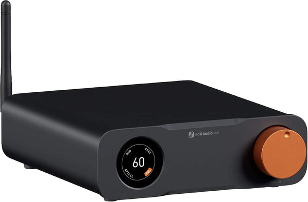 Fosi Audio - ZD3 Audiophile-grade Balanced Stereo Desktop DAC with Lossless Wireless Streaming - Black