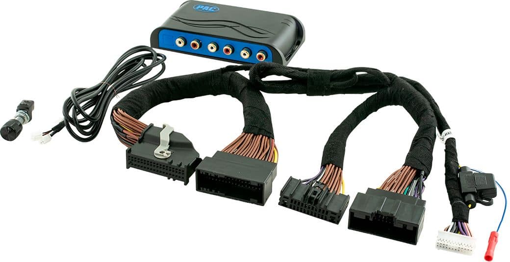 PAC - Amplifier Integration Interface for Select Ford Vehicles with 8.4” Radio and Sony System - Black/Blue