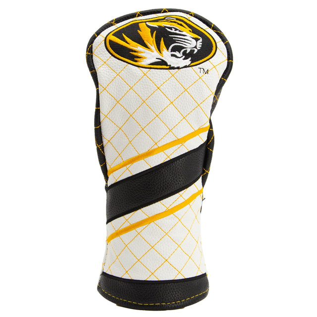 Front. Team Golf - Missouri Tigers Striped Quilted Fairway Headcover - Multicolor.