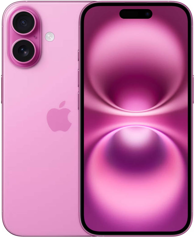 Front. Apple - iPhone 16 256GB - Apple Intelligence (Unlocked) - Pink.