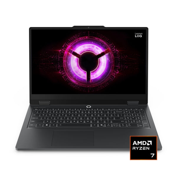 Lenovo - LOQ 15.6" 2K Gaming Laptop - AMD Ryzen 7 170 2025 - 16GB Memory - NVIDIA GeForce RTX 5050 - 512GB Storage - Eclipse Black