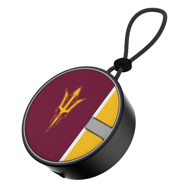 Front. Keyscaper - Arizona State Sun Devils Logo Waterproof Bluetooth Speaker - Multicolor.