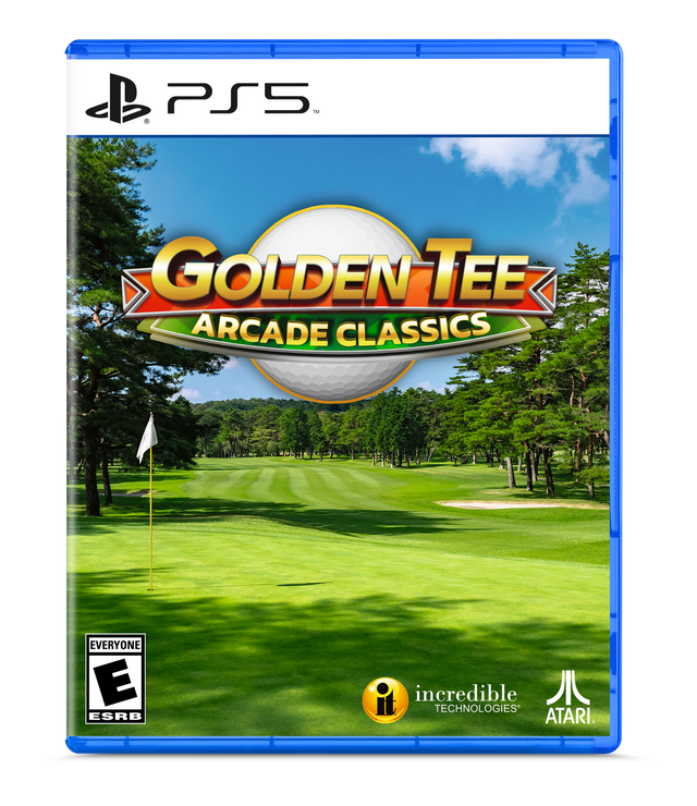 PS5 - GOLDEN TEE ARCADE CLASSICS - EVERYONE E ESRB - it incredible TECHNOLOGIES ATARI