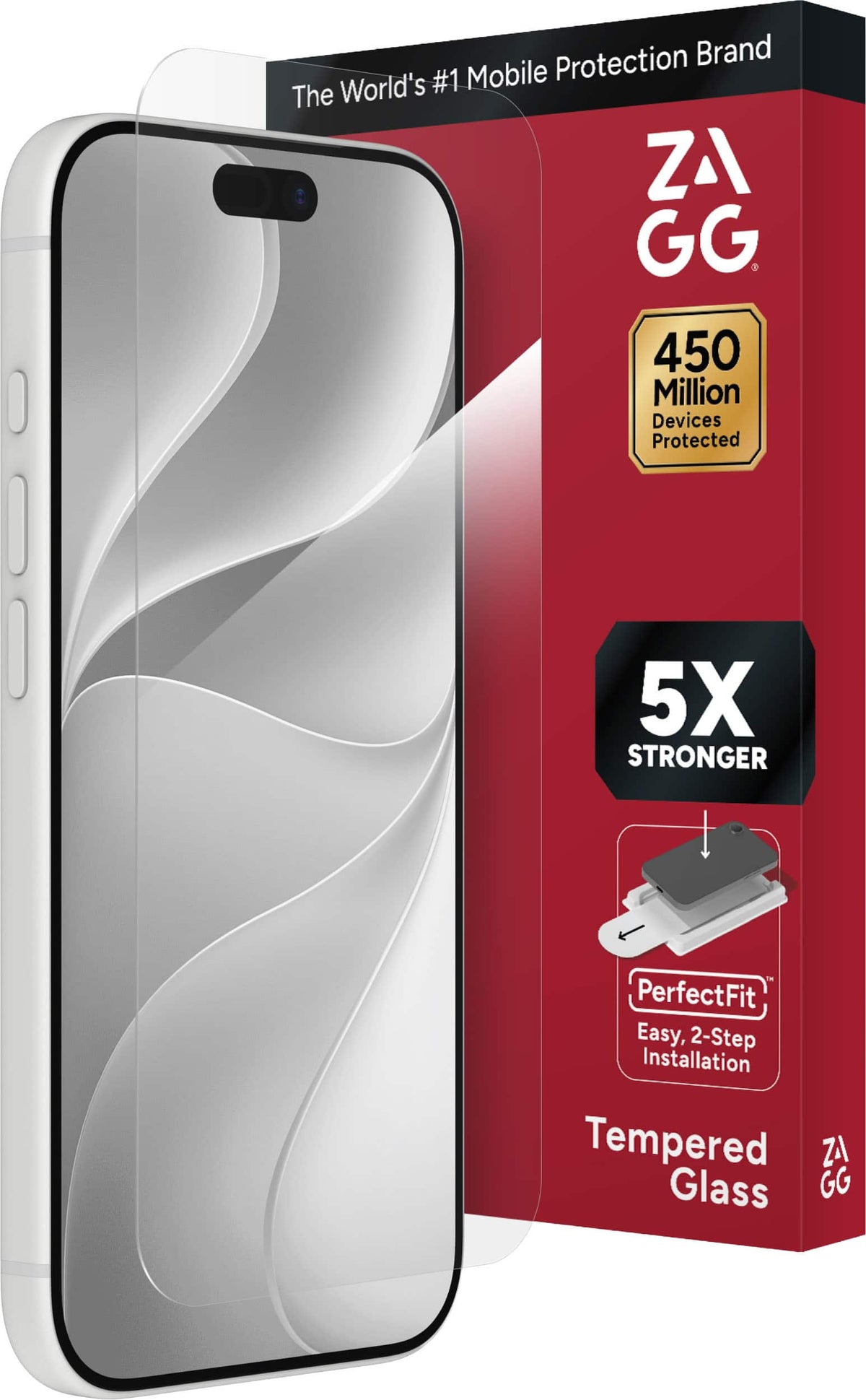 ZAGG - Glass Elite Screen Protector for Apple iPhone 18 Pro / iPhone 17 Pro - Clear