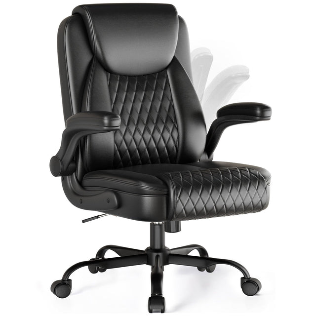 Front. GTPlayer - Gaming Chair Ergonomic Office Chair with Comfy Lumbar Support Computer Chair - Black.