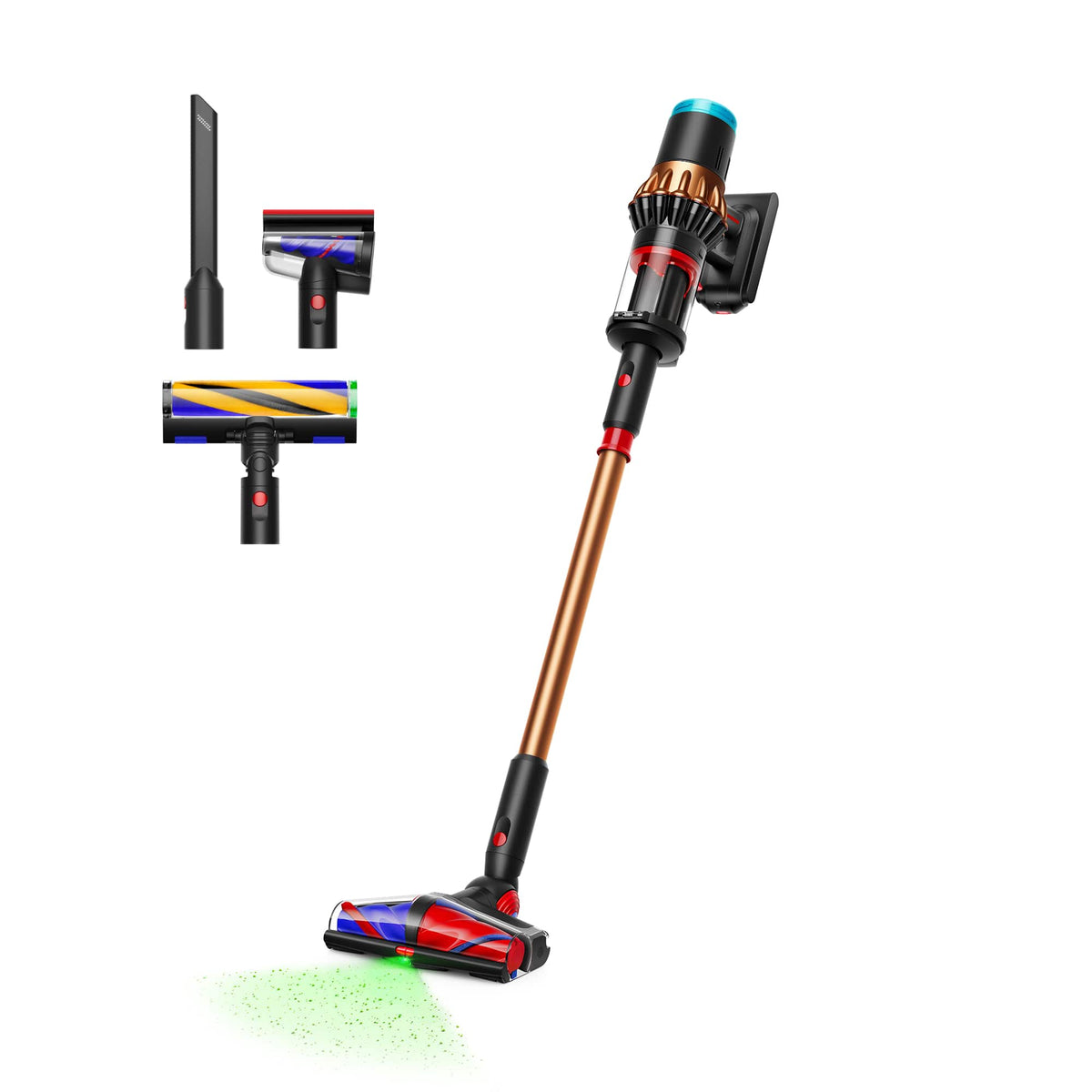 Dyson - V16 Piston Animal Cordless Vacuum - Black  / Bright Copper Manifold