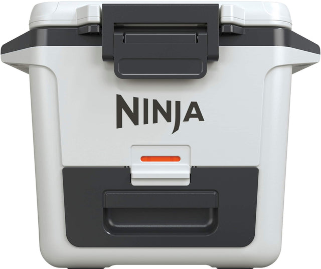 Front. Ninja - FrostVault 30qt Hard Cooler with Dry Zone - Cloud White.