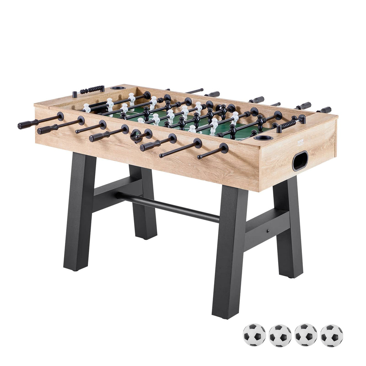 VEVOR - Foosball Table, 55 inch Standard Size Table, Indoor Full Size Foosball Tables for Home, Family, and Game Room - Wood