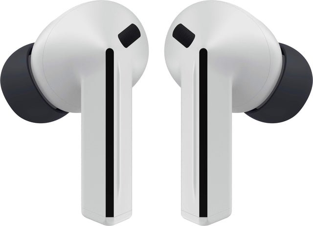 Front. Samsung - Galaxy Buds3 FE Wireless Earbud Headphones - Gray.