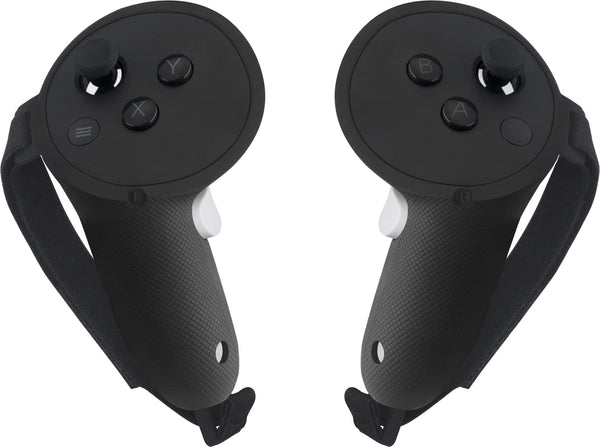Insignia™ - Performance Grips + Straps - Works with Meta Quest 3 & Meta Quest 3S - Black