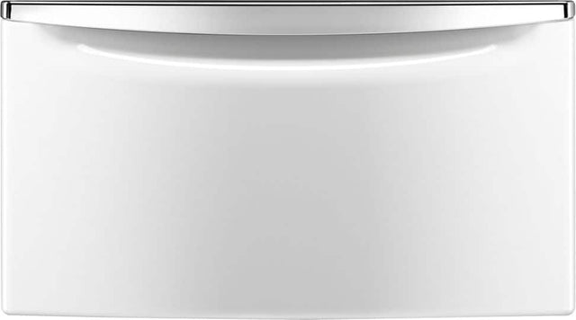 Front. Maytag - Washer/Dryer Laundry Pedestal with Storage Drawer - White.