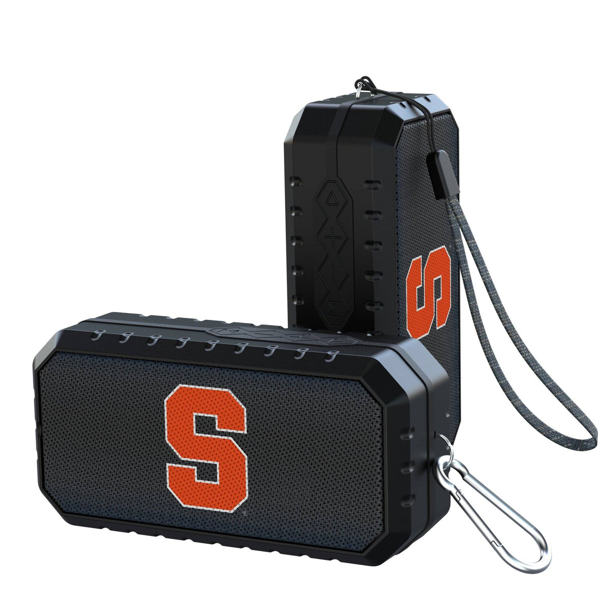 Keyscaper - Syracuse Orange Water Resistant Linen Print Bluetooth Speaker - Black