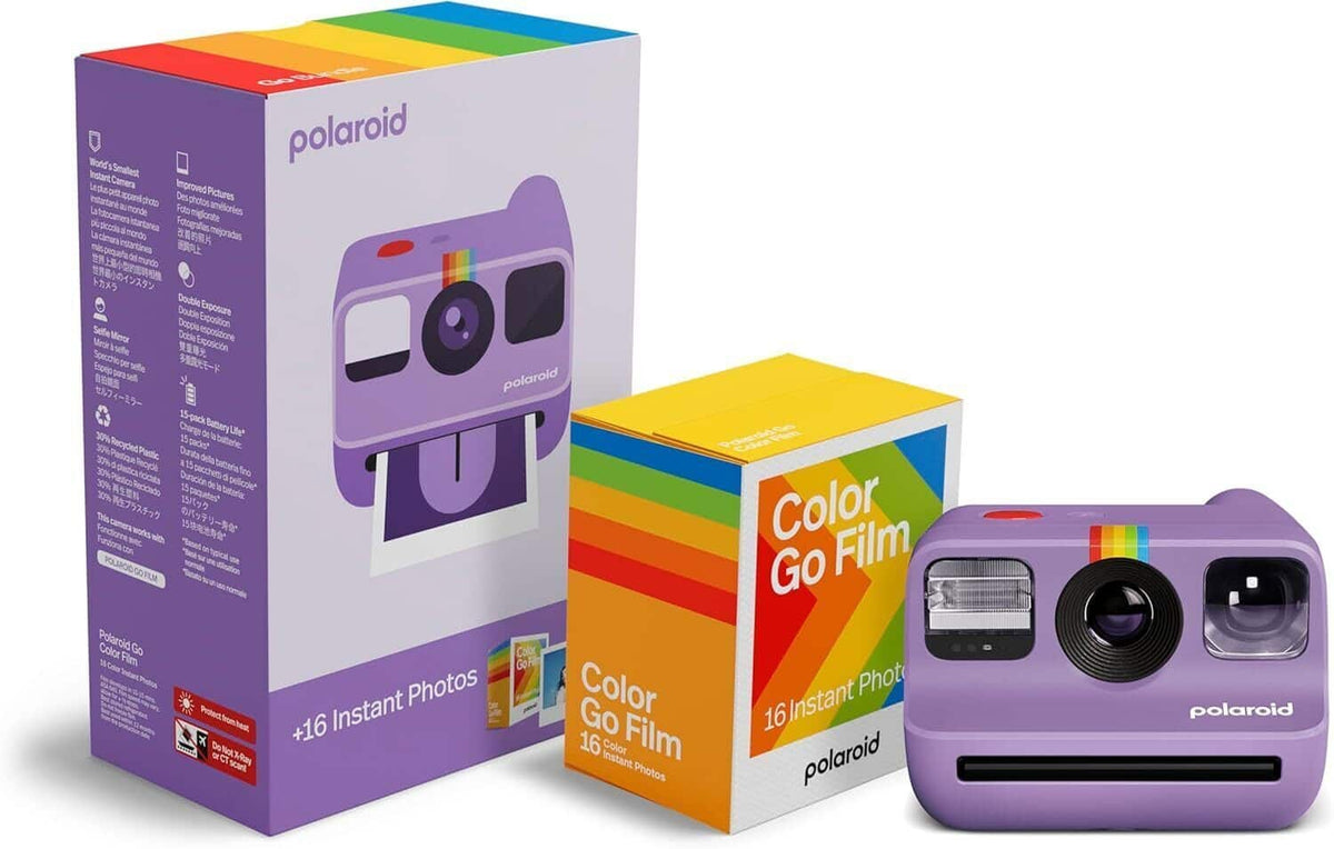Polaroid Originals - Polaroid Go Gen 2 Instant Camera with Color Go Film and USB-C Charging (Purple)