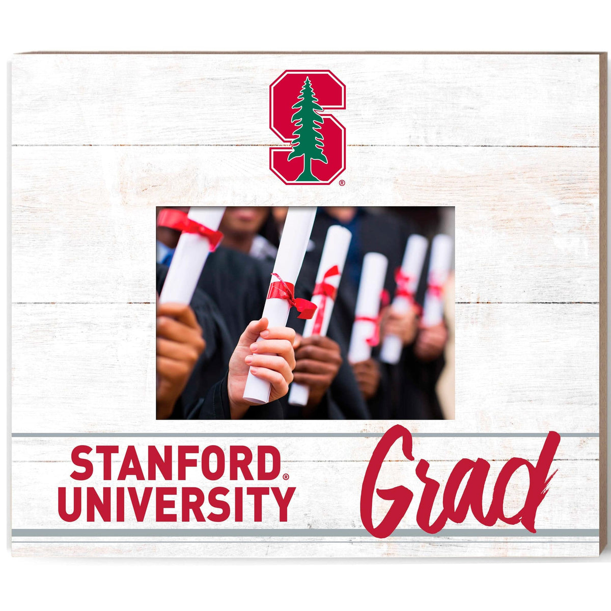Jardine - Stanford Cardinal 13.5" x 11.5" Grad Frame - White