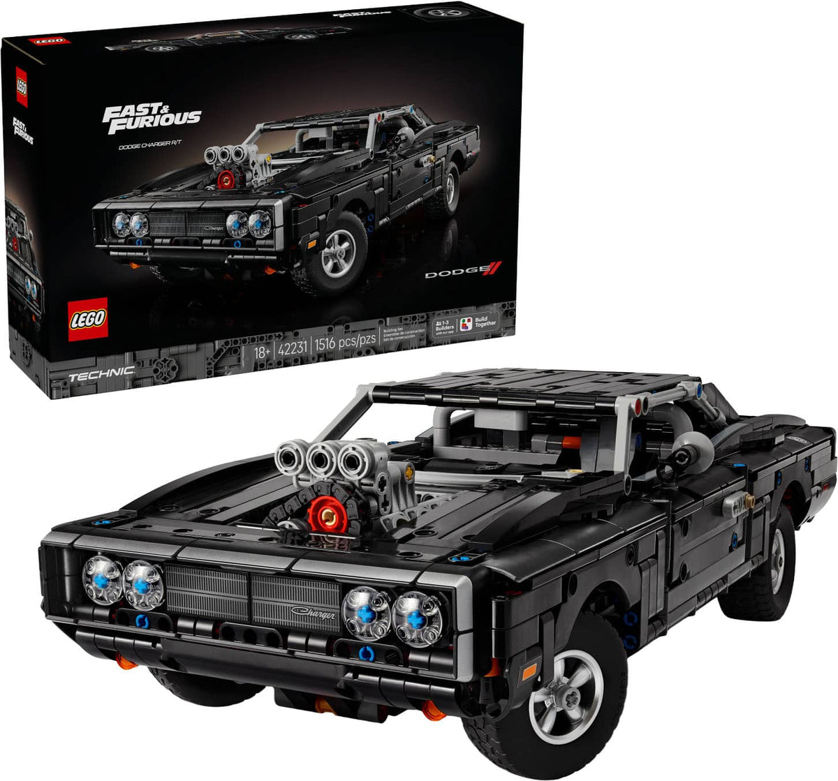 LEGO - Technic Fast and Furious Dodge Charger R/T Car 42231