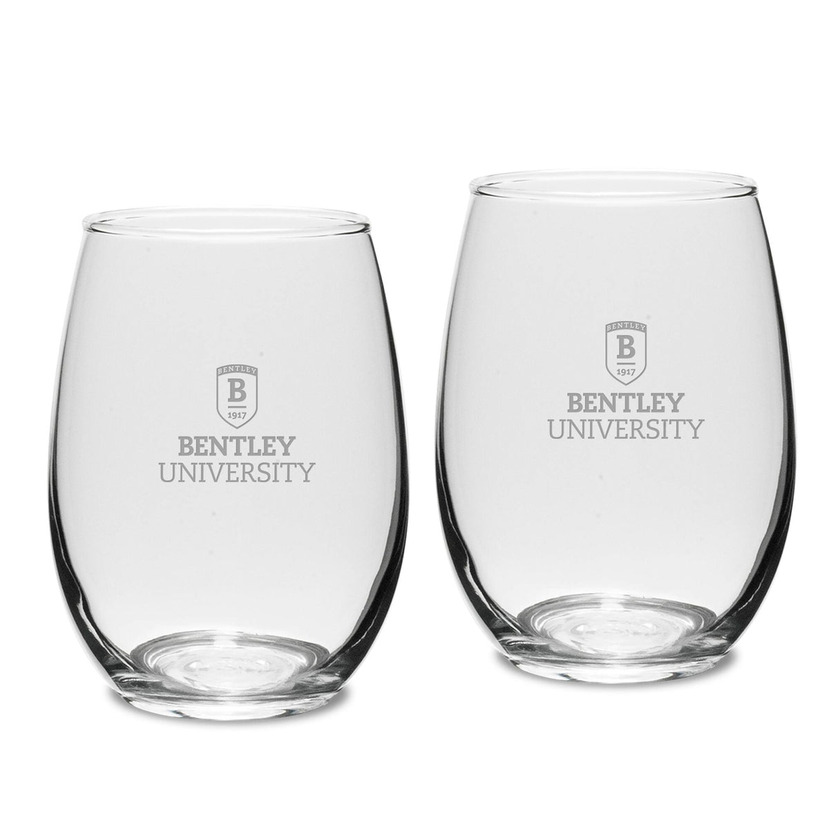 Jardine - Bentley Falcons 15oz. 2-Piece Stemless Wine Glass Set - Multicolor