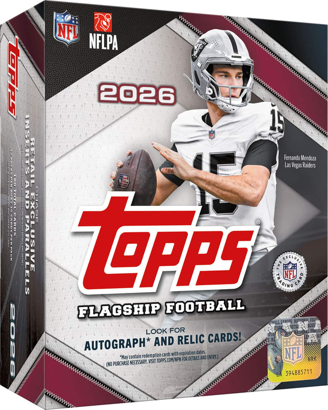 Lepps 2017 PACKSWIBIA.IN PACKS-PER 180 BOX/ 15 TOTAL GARBS CARDS PACK asos

NFL NFLPA UDERS RAIDERS 2026 19 CHOPORCHASE INSERTS RETAIL BECAFI NFL Fernando Las Vegas Mendoza Raiders AND CHASE PARALLELS EXCLUSIVE tapps TRADING THE SECLUSIVE NFL CARD FLAGSHIP FOOTBALL NATIONAL FOOT TRALL LEAGUE  AGUE CTION LOOK FOR NATIONAL FOUT 018 CARDS! ED RELIC N ** AUTOGRAPH* AND cards with expiration dates. NFL "May contain redemption DETAILS AND ENTRY.) VISIT TOPPS. COM/NPN FOR NRK (NO PURCHASE NECESSARY. 394885711