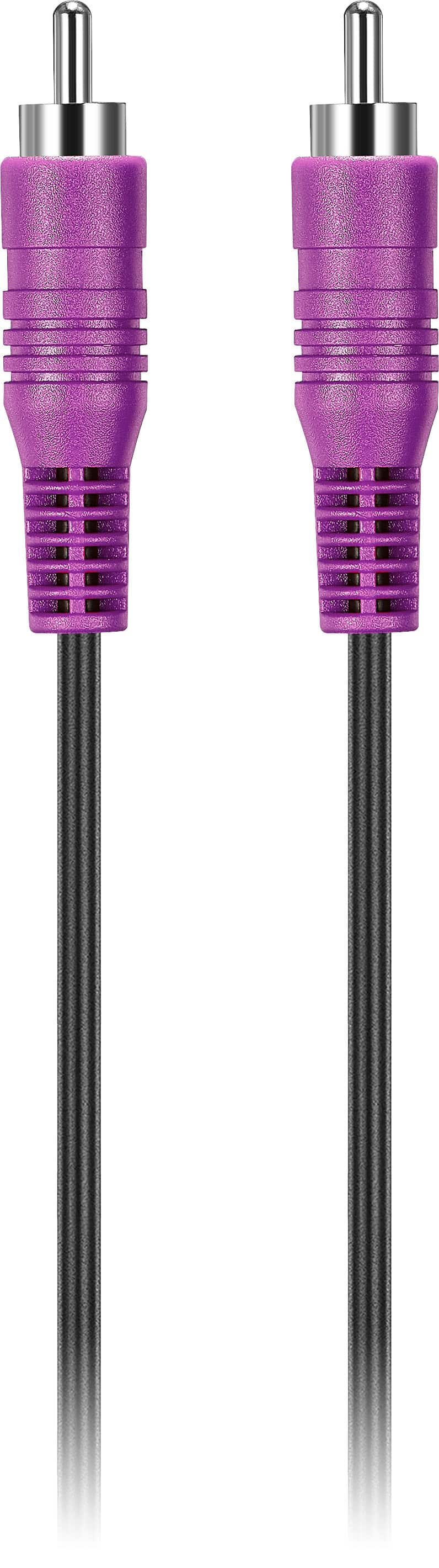 Best Buy essentials™ - 15’ RCA Cable for Subwoofers - Black