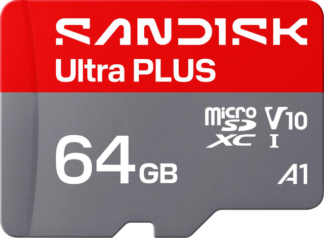 SANDISK Ultra PLUS micro SD V10 XC I 64GB A1