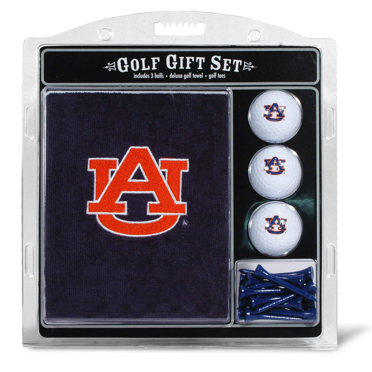 Team Golf - Auburn Tigers Embroidered Golf Gift Set - Multicolor