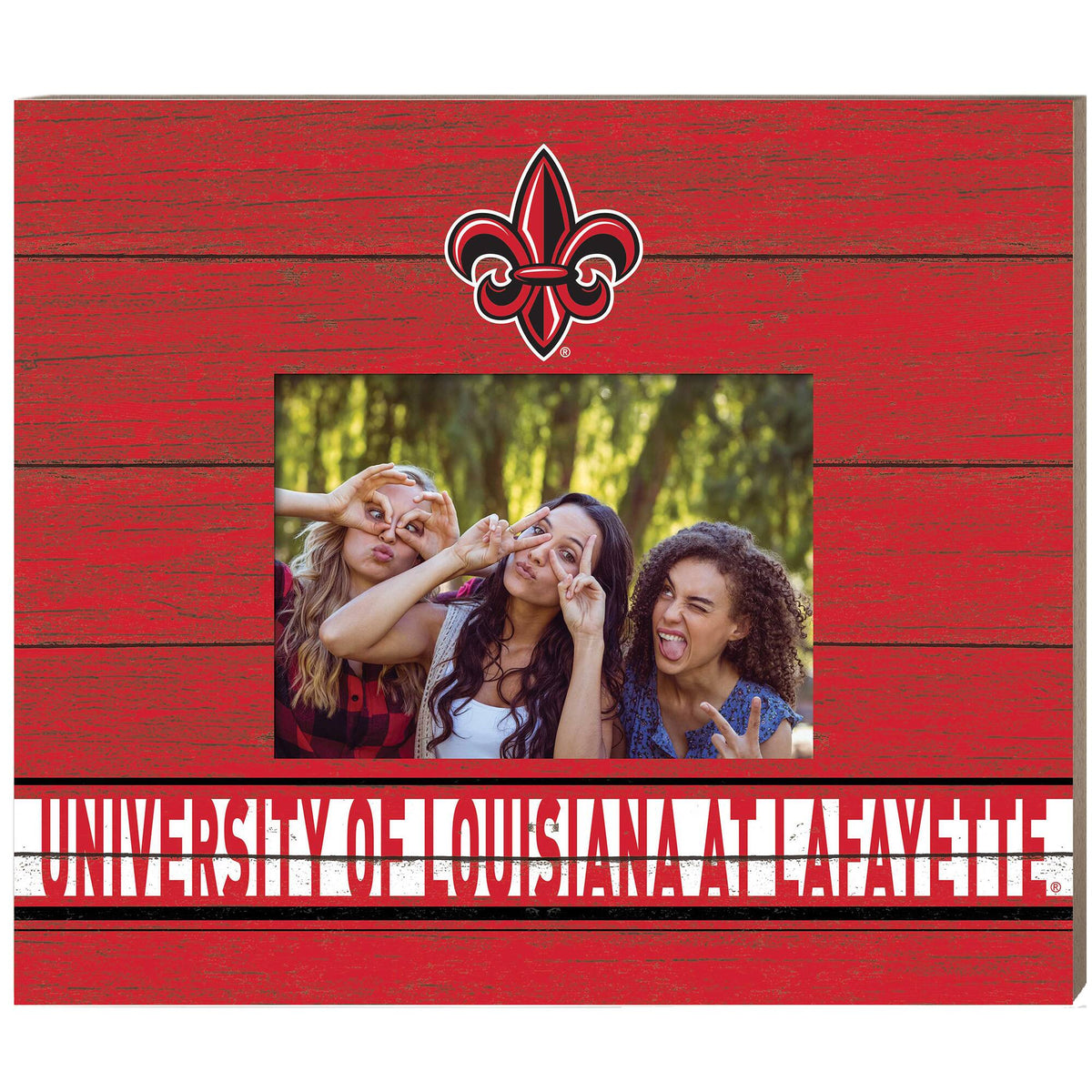 Jardine - Louisiana Ragin' Cajuns 11'' x 13'' Team Spirit Scholastic Picture Frame - Red