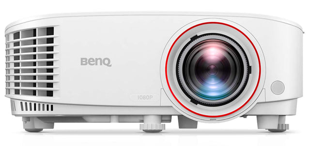 Front. BenQ - TH671ST 1080p Short Throw Gaming Projector, Enhanced Game Mode, Low Input Lag, 3000 Lumens - White.