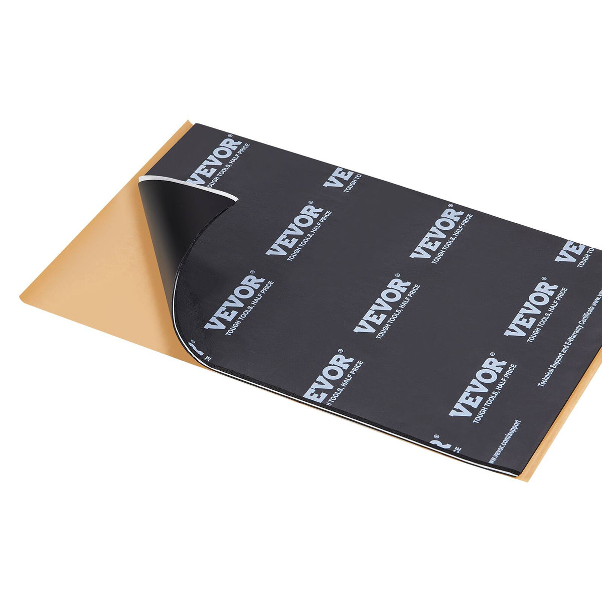 VEVOR - Car Sound Deadening Mat, 200 mil 25 sqft Car Sound Dampening Material, Butyl Automotive Sound Deadener, Noise Insulation - Black