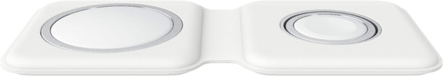 Front. Apple - MagSafe Duo Charger - White.