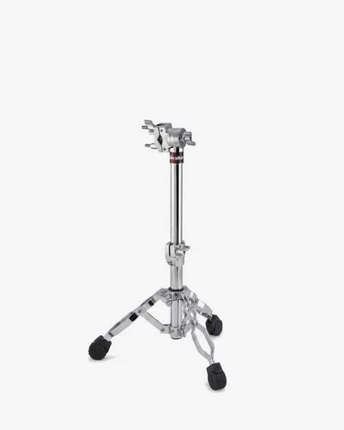 Front. Gibraltar Hardware - 6000 Series Mini Electronic Drum Module Stand, Double-Braced Stand with Adjustable Grabber, Memory Lock.