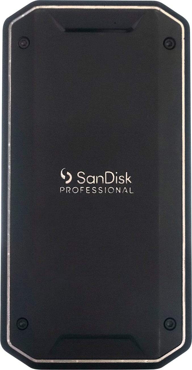 SANDISK - PRO-G40 SSD 2TB External Thunderbolt 3 and USB-C NVMe Portable SSD - Black