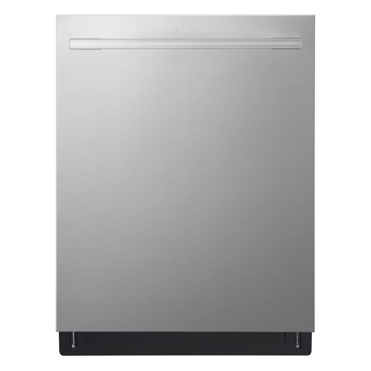 LG - 24-in Top Control Smart Built-In Stainless Steel Tub Dishwasher with 3rd Rack, QuadWash Pro, and 46dBA - Stainless Steel