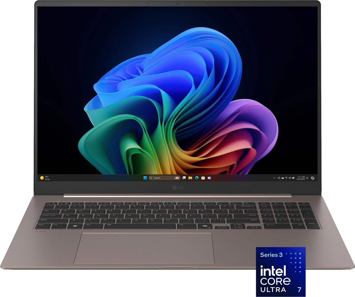 LG - gram Max 17" 2.5K Touch-Screen Laptop - Intel Core Ultra 7 Processor 355 - 16GB RAM - 512GB SSD - Copilot + PC - Matte Bronze