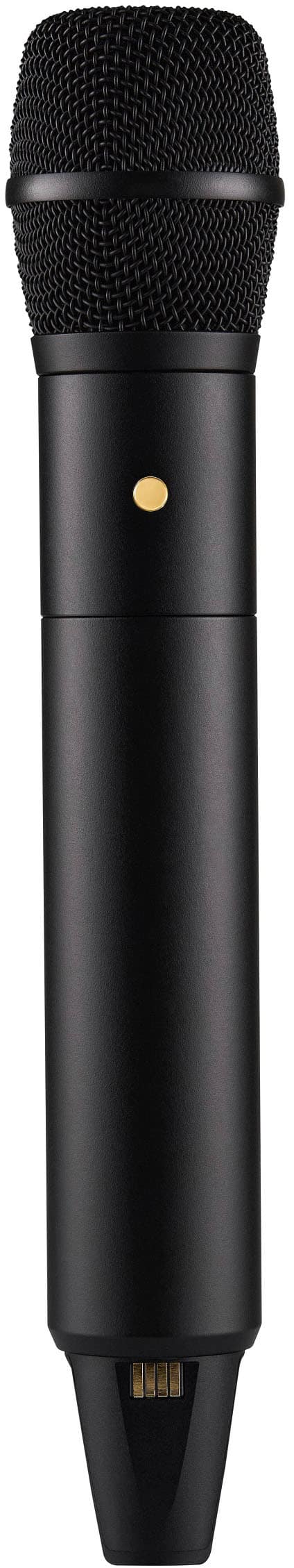 Front. RØDE - Interview PRO Wireless Handheld Condenser Microphone - Black.