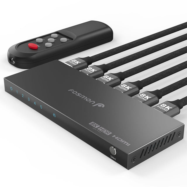 m 0 1 012345 3 HDMI HDMI HDMI HDMI Fosmon HDMI 8K CHEP 2 HDR 244 HOMI Select HDMI La 7