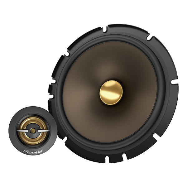 Pioneer - 6-1/2" Component Car Speakers Aramid Fiber-reinforced IMPP cone (Pair) - Black