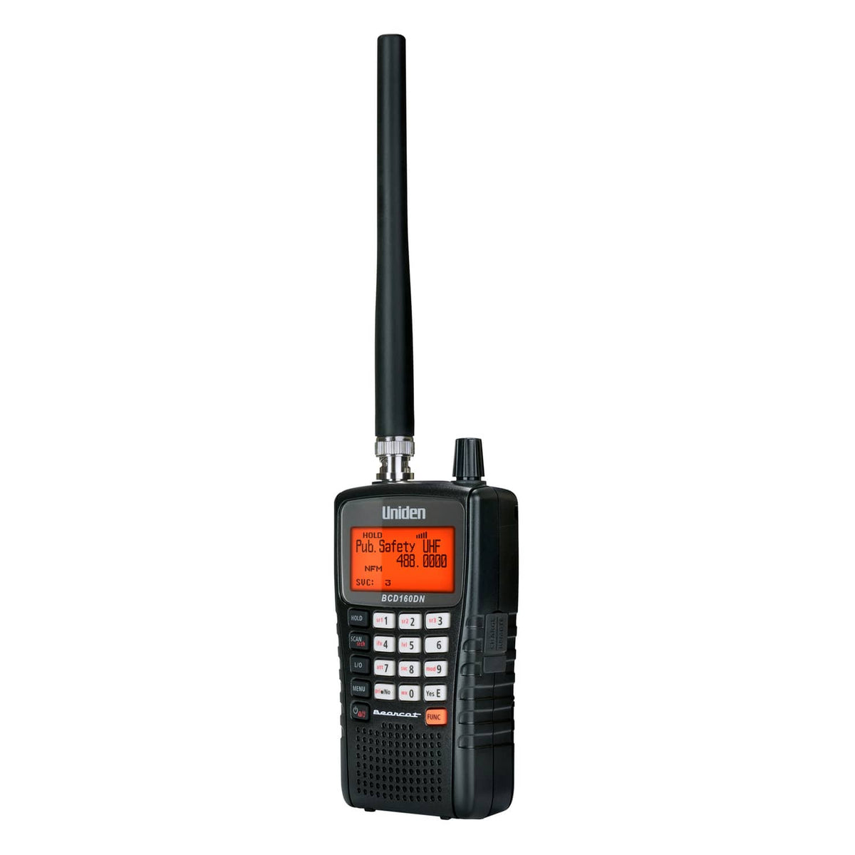 Uniden - Bearcat Handheld Digital Scanner BCD160DN - Black