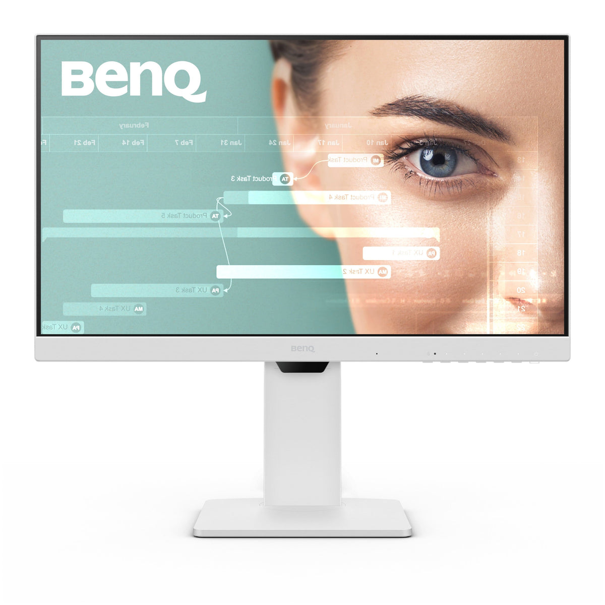 BenQ - GW2486TC 23.8" IPS LED 1080p FHD 100HZ USB-C Monitor (HDMI/DP/USB-C) - White
