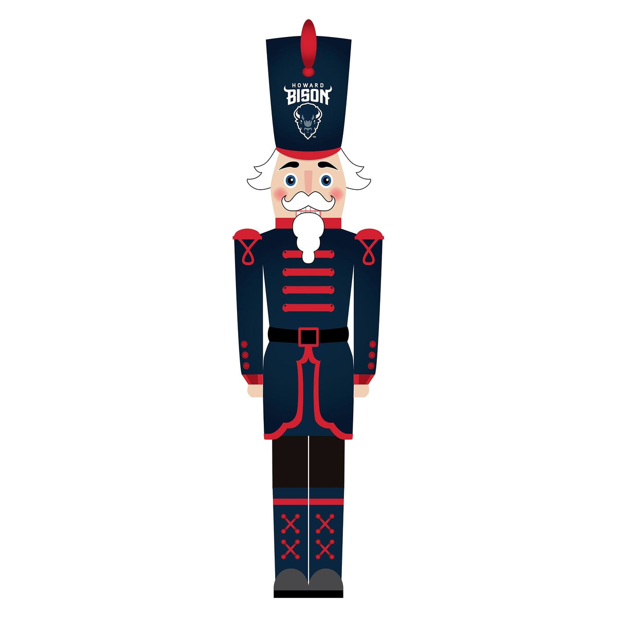 Fan Creations - Howard Bison 46" Nutcracker Leaner - Multicolor
