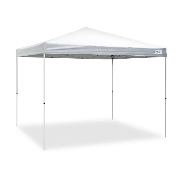 Front. Caravan Canopy - Caravan Canopy CVAN21007900010 Sports V Series 2 10 x 10 Ft Straight Leg Tent - White.