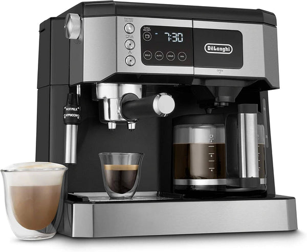 De'Longhi - All-in-One Combination Coffee Maker & Espresso Machine, COM532M - Black
