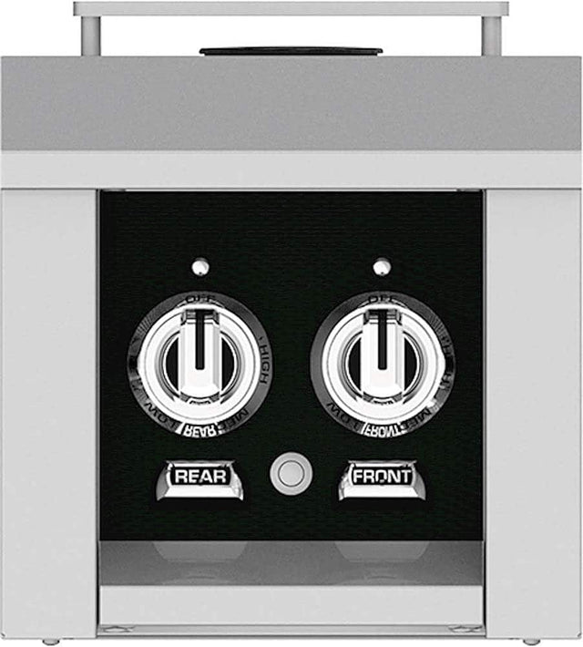 Angle. Hestan - 12" Gas Cooktop - Stealth.