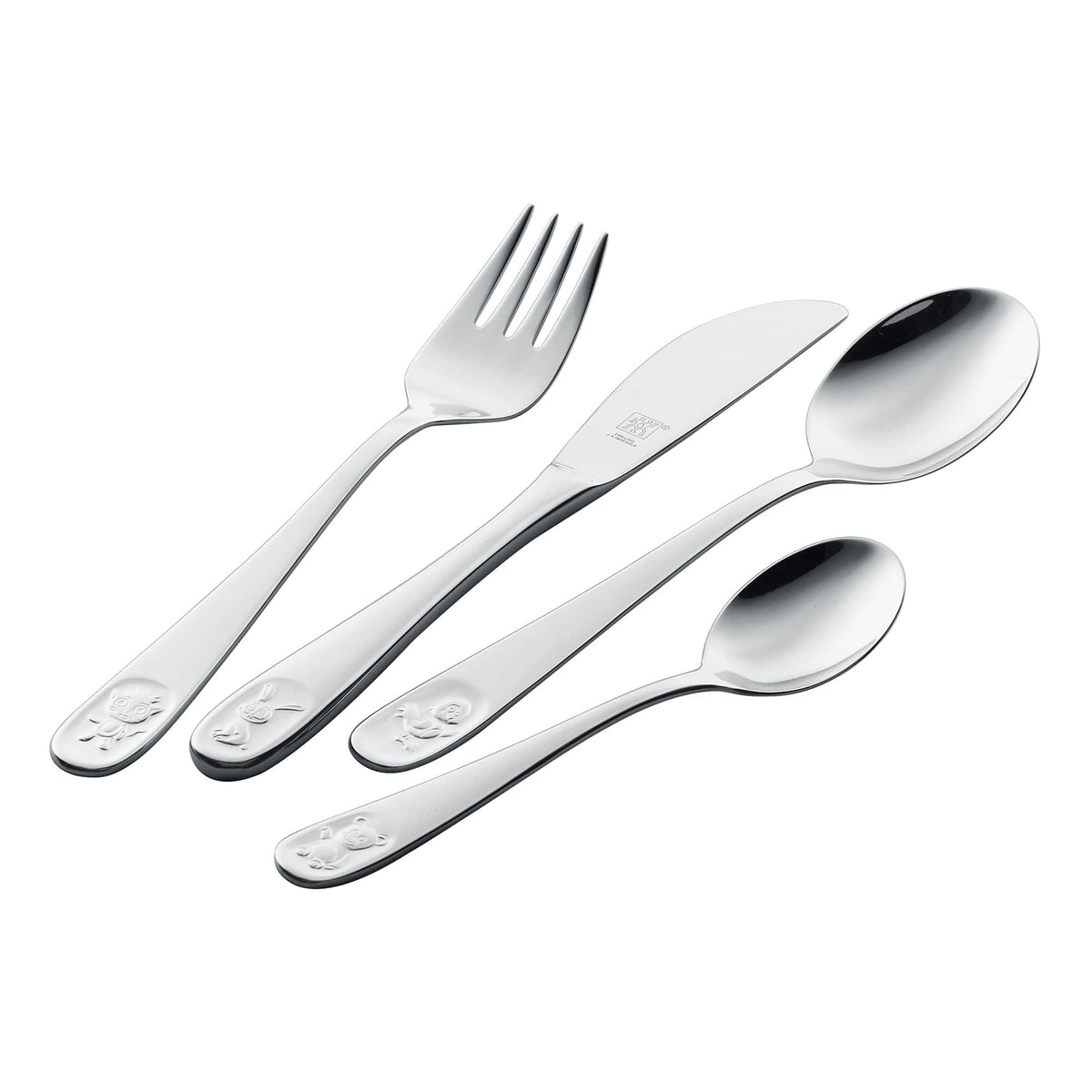 ZWILLING - TWIN Kids Bino 4-pc 18 10 Flatware Set - Stainless Steel